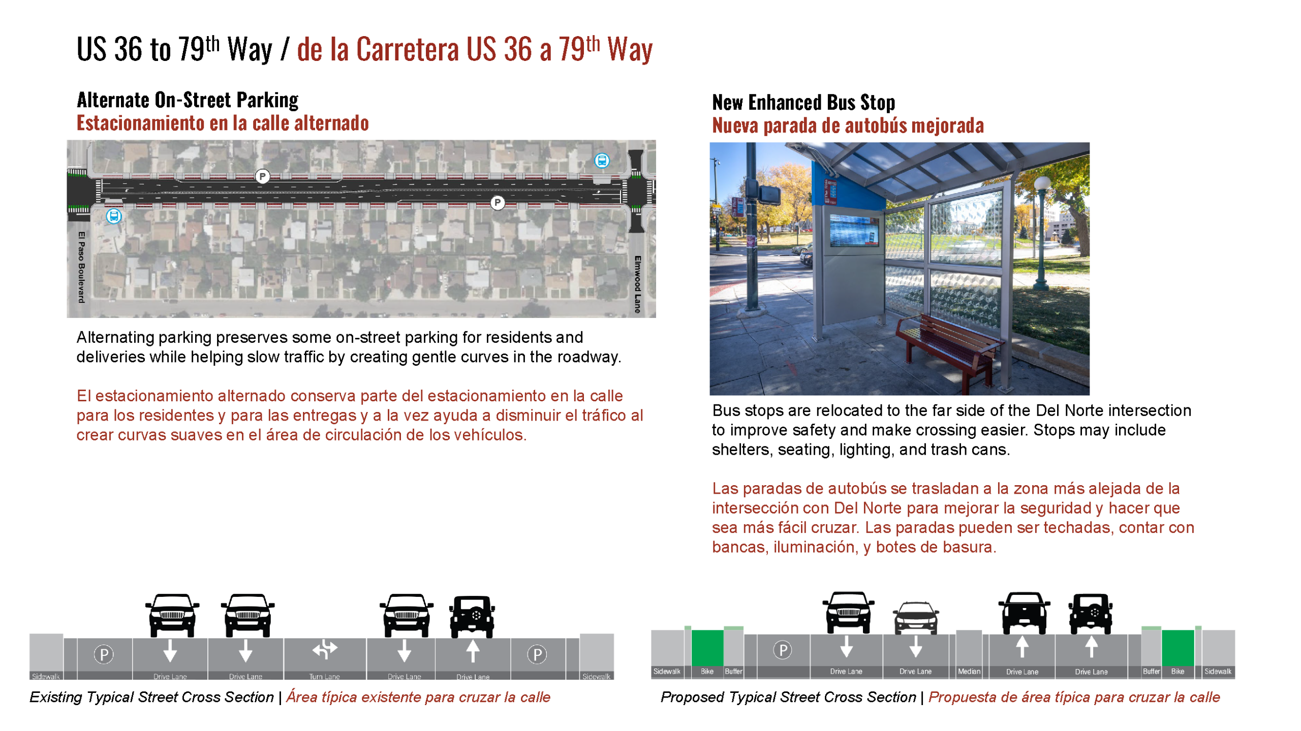 Recommendations: US 36 to 79th Way 